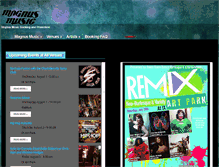 Tablet Screenshot of magnusmusicllc.com